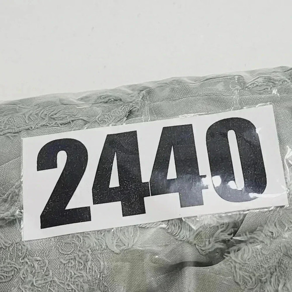 Zara Polka Dot Textured V neck Elastic Cuffs Chiffon Blouse S - Picture 8 of 8